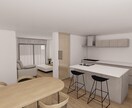 最短2日〜お家の内観パースを3Dでお作りします イメージしづらい間取り図を3Dでご覧いただけます☆ イメージ3
