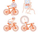 シンプルかつ親しみのあるイラストを描きます パンフレットやカタログ、ブログ、LPのイラストに！ イメージ6