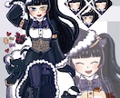 立ち絵イラスト　IRIAMも対応します レトロでポップなデザインが得意です。 イメージ1