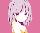 可愛い女の子イラスト作成します キラキラかわいい女の子が得意です！♡ イメージ6