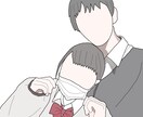 写真を元にイラストを描きます あなたの思い出の1枚をイラストに！ イメージ3