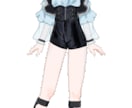 キャラクターの立ち絵描きます あなただけの立ち絵作成します♡! イメージ1