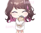 可愛くて綺麗なSDキャラ描きます スタンプ用イラスト、等身立ち絵も作成可能！ イメージ5