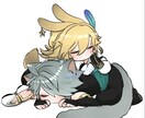 SNSアイコン描きます 女の子、男の子、人外(ケモノ)描きます イメージ1