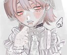 お客様と相談し、ダークなおとこの娘、男性を描きます あなたの理想のおとこの娘、男性を描きます❣️❣️ イメージ10