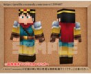 スティーブ型：オリジナルのマイクラスキン作成します スティーブサイズ限定のお手頃価格タイプです♪(9月販売終了) イメージ7