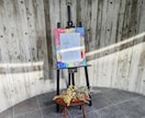 おしゃれウェルカムボード本格ペイントで描きます 結婚式後にもお部屋のアートとして飾れます！ イメージ8