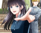 小説の表紙や動画内イラストをお描きします 背景ありのイラストを作成します イメージ1