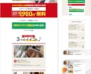 売れるデザインをご提供します ／情報を的確に伝えるLPでお客様に貢献！ イメージ8