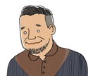 とってもシンプル！デフォルメ似顔絵描きます ちょっとおしゃれで可愛いシンプルイラスト作成します。 イメージ4