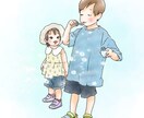 やわらかい雰囲気の似顔絵・挿絵を描きます 思い出の写真から、やさしい雰囲気の似顔絵を作成します イメージ10