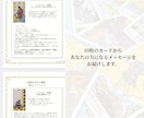 カードからのメッセージを鑑定書にてお渡しします タロットリーディングで、自分の本心と必要なメッセージを知る イメージ3