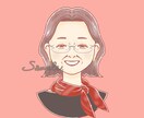 ほどよいおしゃれ感の似顔絵やSNSアイコン描きます シンプルすぎず甘すぎない、ほどよいおしゃれ感のイラストです イメージ9