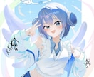 動画のグッズ、ＭＶ、サムネイル描きます 綺麗系、儚い系、クール系、アニメ塗りなど得意です！ イメージ2