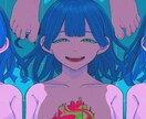 MVイラストやアイコンなどオリジナルの絵を描きます 可愛い系、カッコイイ系、不気味系など色々な絵柄で描きます。 イメージ5