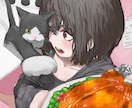 商用利用可！一枚絵を制作します ヘッダーや動画のサムネイルなどに使えるイラストを制作します！ イメージ4