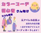 カラーコーデ初心者さん向け＊5コーデご提案します 元アパレル店長がお持ち物＋おすすめアイテムでコーデ組みます。 イメージ1