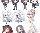 はやくて可愛い！ミニキャラお描きします 表情豊かなデフォルメイラスト♪アイコンなどにいかがですか？ イメージ10