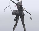イラスト制作承ります かっこいい女性キャラを描きます イメージ3