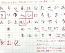 あなたの書く「ひらがな」のくせを分析と添削します 実績10件まで特別価格で提供いたします☆ イメージ1