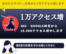 サイトに日本人10,000人のアクセスを増やします 外部SEO対策！SNS・Google検索で集客・宣伝・広告 イメージ2