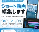 TikTok・ショート動画編集します TikTok・YouTube Shorts向け編集対応 イメージ1