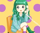かわいい3等身の女の子イラストを描きます ファッションや美容系のイラストもお任せください イメージ3