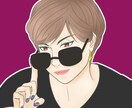 似顔絵のSNSアイコン描きます 似顔絵をSNSのアイコンにしたい方へ イメージ1