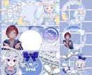 アイコンリング・IRIAMヘッダーセット制作します 特急納期可！単体でのご依頼も歓迎です！！ イメージ7