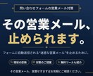 フォームのbot営業メールをプロが診断・相談します 問い合わせフォームの迷惑な営業メール・スパムを止めるために イメージ1