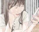 記念日の写真をイラスト化します 人物やペットの写真をリアルなイラストにします。 イメージ4