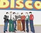 オシャレな線画イラスト描きます 推しも可愛く描きます！文字入れ◎ イメージ5