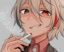 人物イラスト制作◎一枚絵イラスト等承ります 背景1色まで無料！/全身イラストは要相談◎ イメージ6