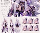 オリジナルキャラ制作☆あなたの理想を描きます SNS用・配信用・ゲーム用キャラクター、一緒に描きませんか？ イメージ2