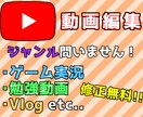 YouTube用の動画編集代行承ります YouTube用の動画を編集致します！ イメージ1