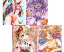 ウエストアップの一枚絵描きます サムネイルやグッズなど様々な使い方ができるイラスト！ イメージ1