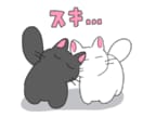 LINEスタンプ用のイラストを描きます ペットや家族をデフォルメ化して自分だけのスタンプに！ イメージ2