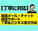 即日対応　英語メール、チャット返信対応します 即日対応　英語メール・チャット返信｜丁寧＆ビジネス英文作成 イメージ1