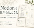 Notionで顧客・案件・タスク管理を整えます 電話不要｜顧客・案件・期限をつなぐ管理画面とガイド付き イメージ1
