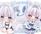 かわいいイラストを描きます イラスト依頼 イラストオーダー 立ち絵 SDイラスト イメージ7