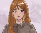 淡い雰囲気で目を引くアイコン描きます 商用可／背景透過データ付き／片手ポーズや文字入れ無料 イメージ7