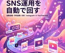 SNSの自動投稿ツールを作成します Instagram・X・YouTubeの投稿と分析を自動化 イメージ1