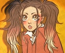 ギャル！SNSアイコン、ヘッダー承ります グッズ制作用イラスト、キャラクターデザインもお任せください！ イメージ5