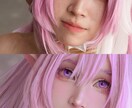 Cosplay画像修正・加工・合成できますます 顔の修正。エフェクト追加など写真をアニメに近づける イメージ4