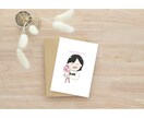 修正無料！手描き風のかわいい似顔絵をお描きします プチプレゼントに♪人物追加・文字入れ・小物無料でお描きします イメージ5