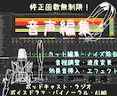 修正回数無制限！音声のノイズ除去・整音をいたします プレゼン、ボイスドラマ、ASMR等、幅広く対応します！ イメージ1