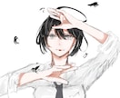 全部2500円で綺麗から可愛い女の子描きます どの条件でも2500円でアイコンやイラストを描きます！ イメージ2