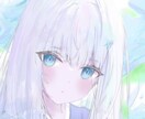 人物イラスト制作！鮮やかな可愛い絵柄で描きます 各種SNSや動画表紙挿絵や自分用にも！お気軽にご相談下さい！ イメージ1