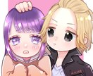 アイコン、夢絵、お描きします ご希望に沿った可愛いキャラクター描きます！ イメージ4