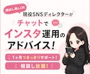 相談し放題！1ヶ月SNS運用チャット相談乗ります 現役SNSディレクターがつきっきりで運用のお悩み伴走サポート イメージ1